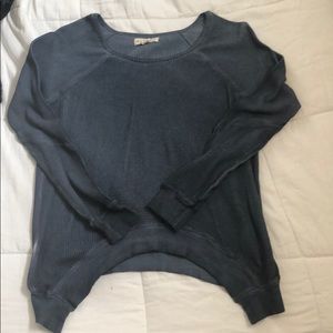 Distressed Blue Long Sleeve